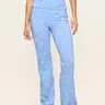 Old Navy Women's High-Waisted PowerChill Fold-Over Bootcut Leggings