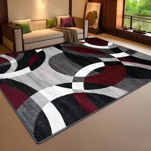 Luxury Vintage Patterned Velvet Carpet, Soft Comfortable Home Decor Rug, Living Room Sofa Mat, Bedroom Bedside Rug, Multi-Scene Use, Home Decorative Rugs, merry Christmas、let it snow