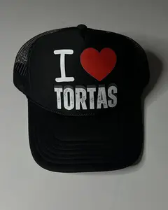 [BLACK] I️ LOVE TORTAS Trucker Hat