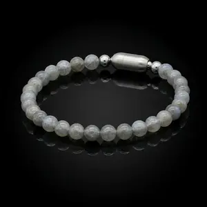 Men's Intuition & Power Labradorite Bracelet in Silver