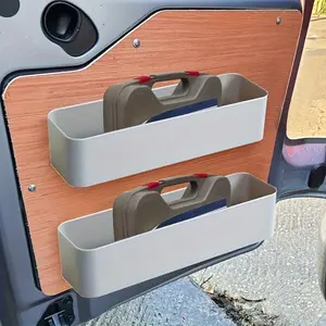 2pcs RV & Camper Storage Pocket Boxes - Durable Tool Organizer for Vehicle Exterior Accessories