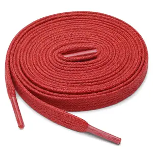 INSPIRE CHIC 2 Pairs Waxed Cotton Leather Boots Casual Shoes Flat Shoelaces for Men Women