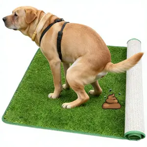 Washable & Reusable Pet Potty Training Pad, Artificial Grass Rug Pad, Easy clean anti-odor toilet training tool, Dog Pee Pad, Dog Feeding Mat, Dog Products, Puppy Essentials