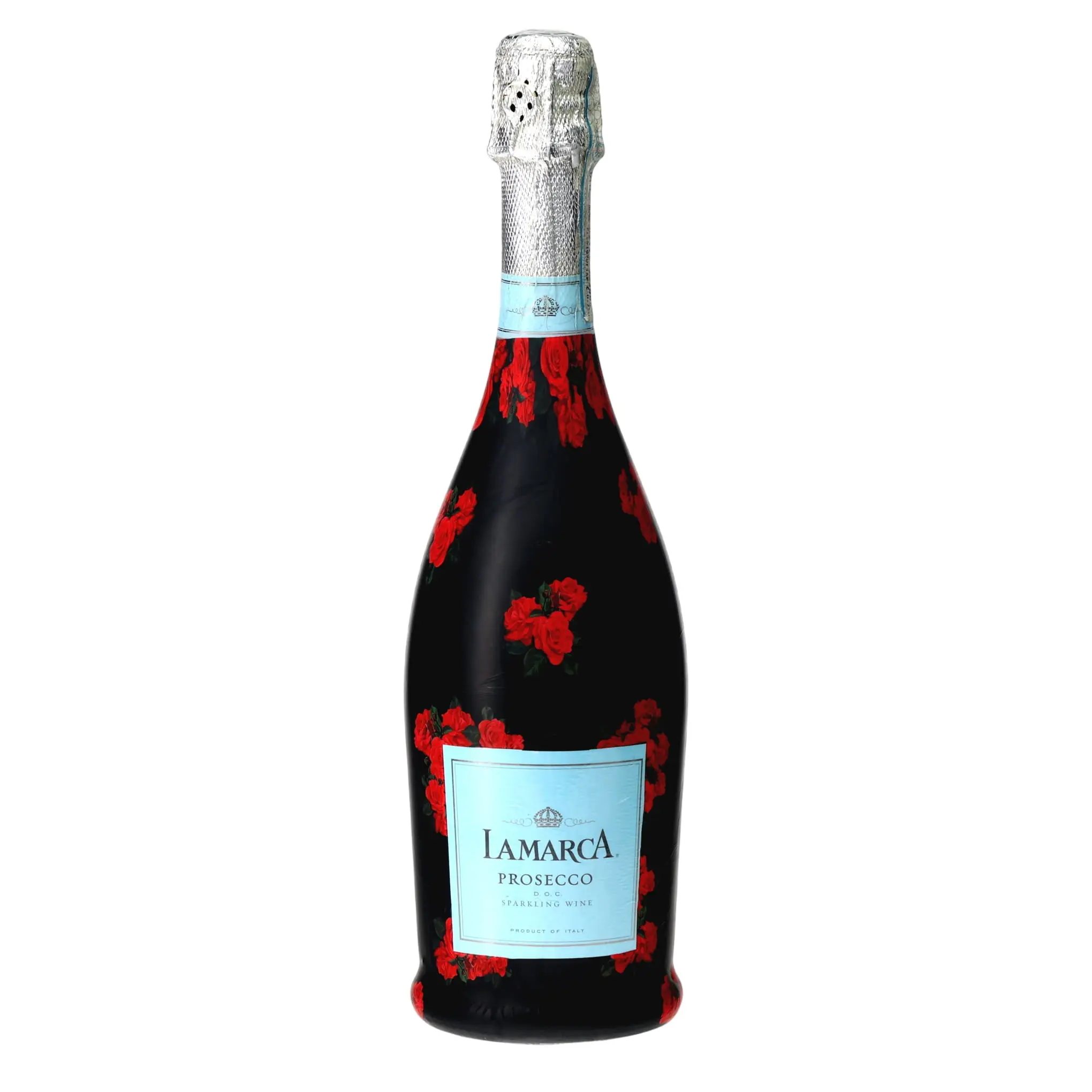 Crimson Roses Prosecco Bottle Wrap