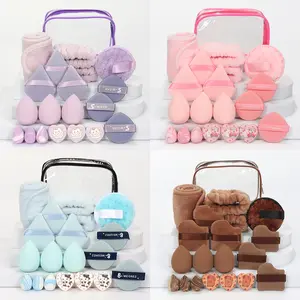 Multifunctional Makeup Sponge Set, Sponge Kit, Blending Beauty Sponge, Bb Cream & Foundation Applicator, Dry/wet Use, Suitable for All Skin Types, Beauty Essentials, Beauty Sponges