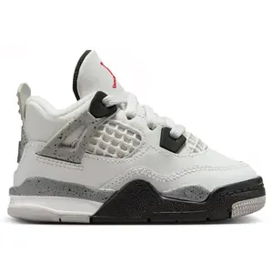 Jordan 4 Retro White Cement (2025) (TD) (kids) by StockX