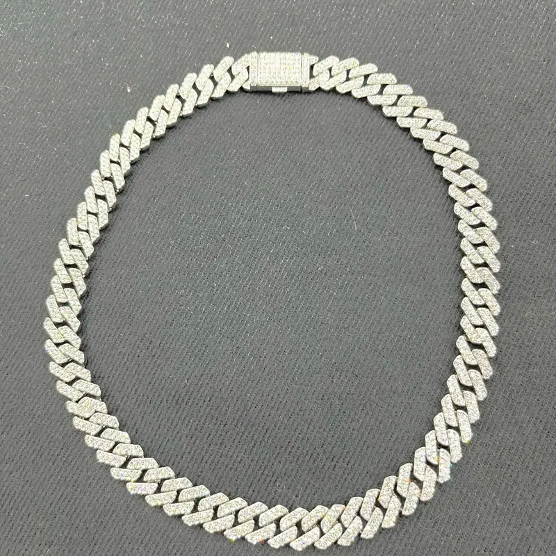 Iced out diamond chain