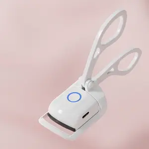 Portable Heated Eyelash Curler, Fast Heat Lash Styling Tool, Instantly Lift Lashes with Long-Lasting Curl Electric Design Rechargeable USB Under Cabinet Lights birthday basket bf easter mesh wreath bells vintage compact