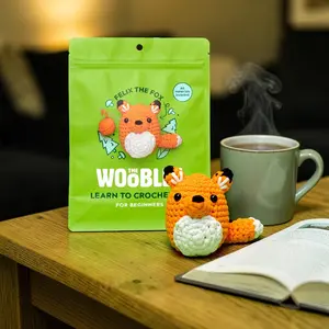 The Woobles Beginner Crochet Kit | Felix the Fox