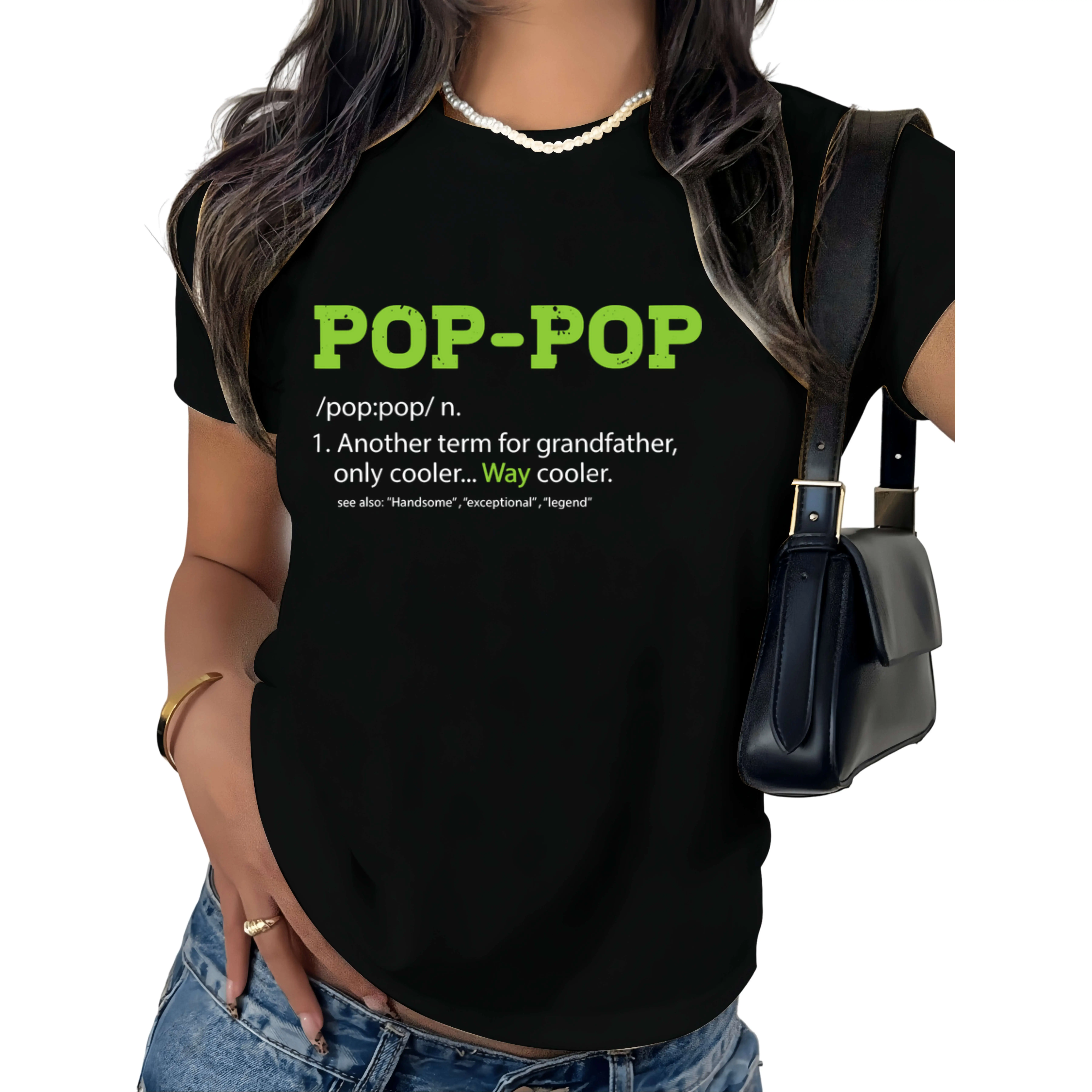 Pops Shirt for Grandpa, Pop-Pop Definition Cool Dad Gift T-Shirt