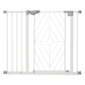 EveryYay Modern White Dog Gate