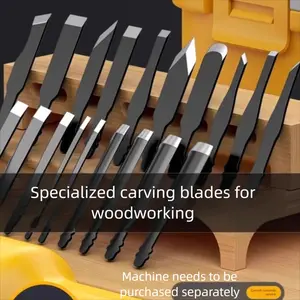 5-Piece and 10-Piece Electric Woodworking Carving Machine Router Bit Set, Essential Wood Carving Tool Accessories for Precision Crafting