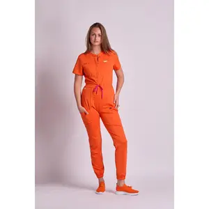 Zuri Eight Pocket Scrub Jumpsuit