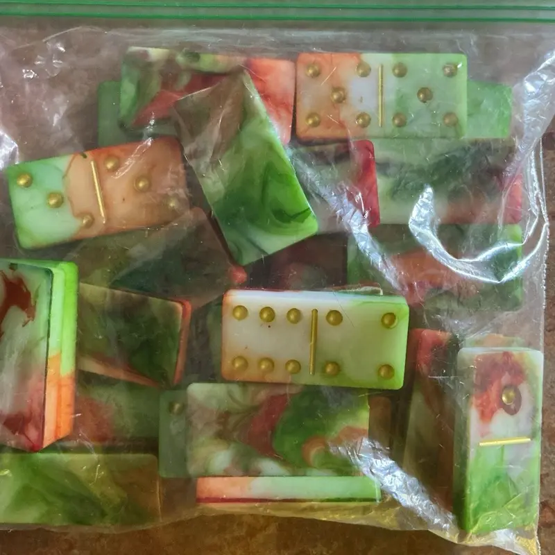 Epoxy Dominos - Colorful and Unique Design for Game Night