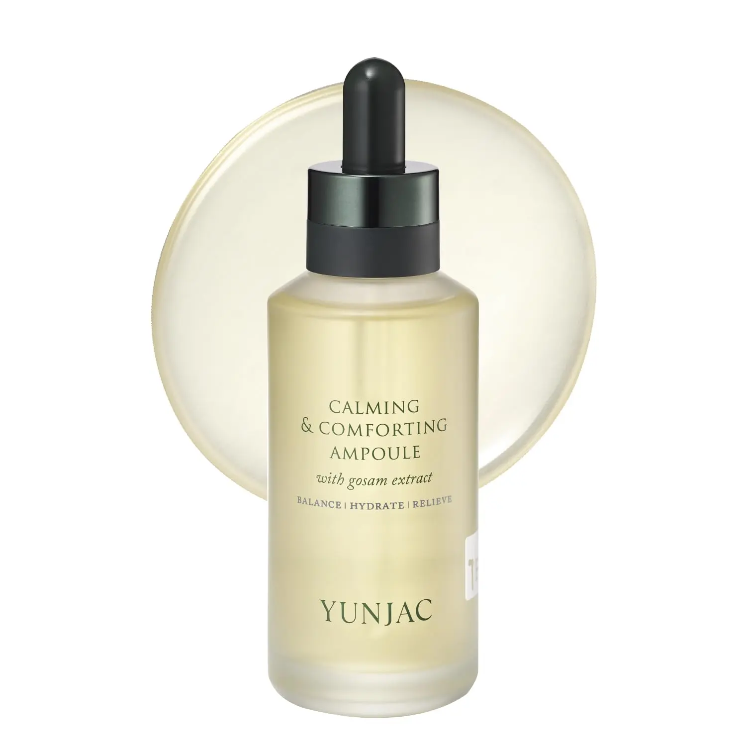 YUNJAC Calming & Comforting Ampoule (1.01 fl oz) – Soothing serum for sensitive and blemish-prone skin with Licorice, Sophora Root Extract & Panthenol, for redness relief and an instant cooling effect