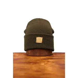 Moss Yarn Dyed Super Fine Merino Beanie