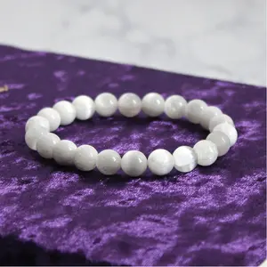 Selenite Bracelet | Serenity + Divine Feminine + Releasing + Lunar Magic
