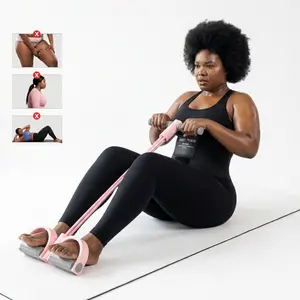 Sculpt Touch Multifunction Pedal Resistance Band - Full Body Elastic Fitness Rope, Home Gym Workout Equipment