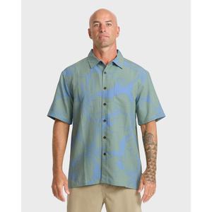Quiksilver | Waterman Bay Breeze Short Sleeve Shirt | Men's Chest Pocket Soft Hand Feel | Everyday Wear & Casual Streetwear