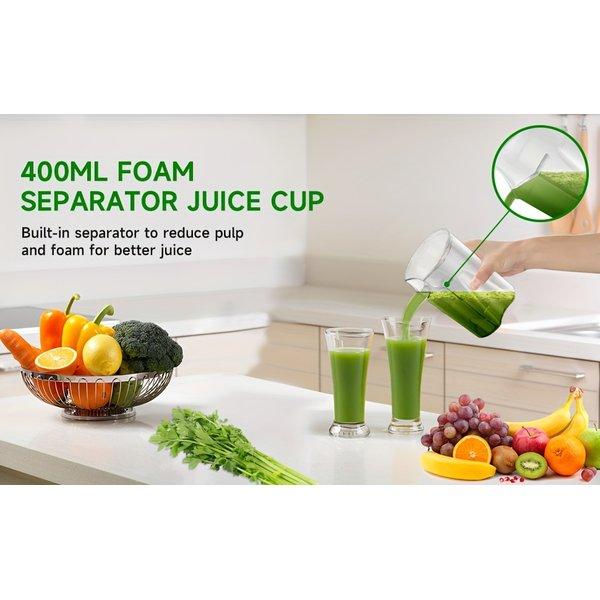 500W Centrifugal Juicer Machine – 3 Inch Wide Feed Chute for Whole Fruits & Vegetables, Dual Speed, Easy Clean Stainless Steel Juicer, High Juice Yield