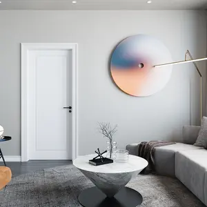 1-Panel Slab Door ,French Interior Door Paintable MDF Door Panel,Pre-Assembled Panel for Closet Pantry Bedroom Livingroom Study Office,White