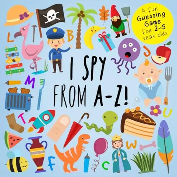 USED Book - I Spy - From A-Z!: A Fun Guessing Game for 2-5 Year Olds (I Spy Book Collection for Kids) by I SPY Books For Preschoolers (Paperback) - english