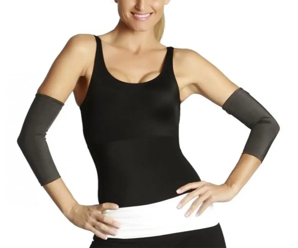 INSTANT FIGURE Unisex High Compression Elbow Forearm Sleeve AS60031 All-Day Support - Athletic Compression Arm Guard, Breathable Nylon And Spandex Blend, Daily Exercise And Injury Recovery, Comfortable 4-Way Stretch Fabric, Made In USA