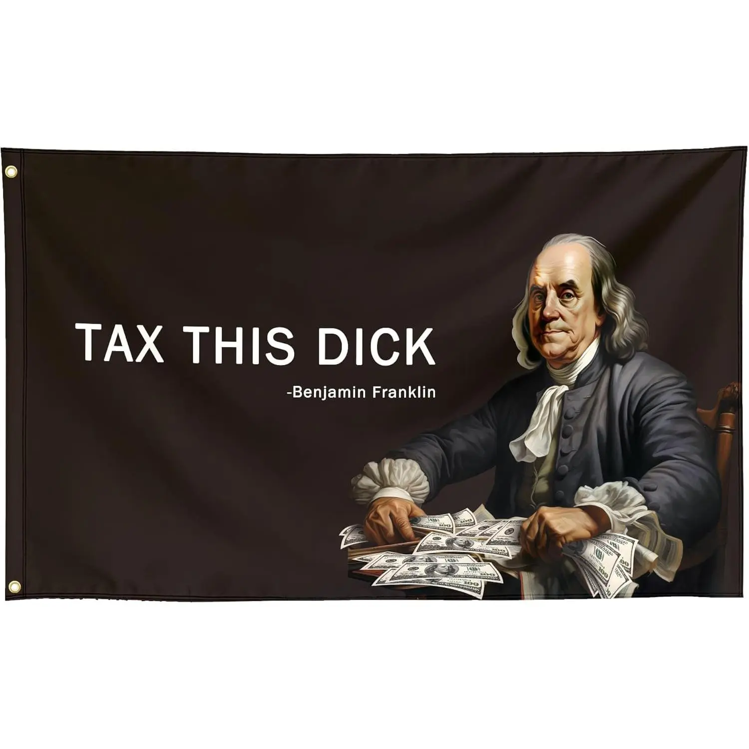 60in x 40in Tax This Dick Funny Cool Quote Flags Meme Benjamin Franklin Flag Banner  Ft College Dorm Room Guys Bedroom Mancave Frat Girls Wall Hangings Durable Decorative Tapestry Decoration summerwins