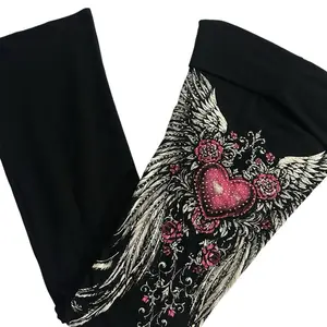 Rosetta foldover flared leggings Rosetta foldover flared leggings