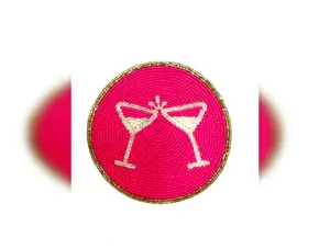 Cheers Beaded Coaster