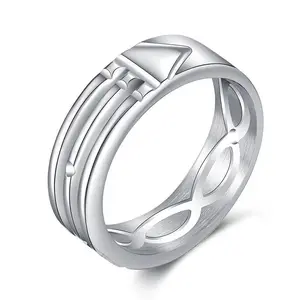 Atlantis rings are simple and fashionable silver/gold/rose gold men's and women's rings