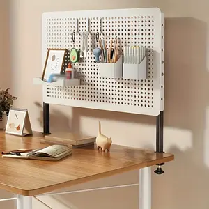 DIY Pegboard Desktop Organizer - Customizable Combination Kit with Extendable Height