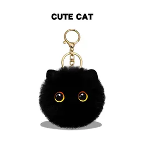 3 pcs cute cat keychains,suitable for family and friends