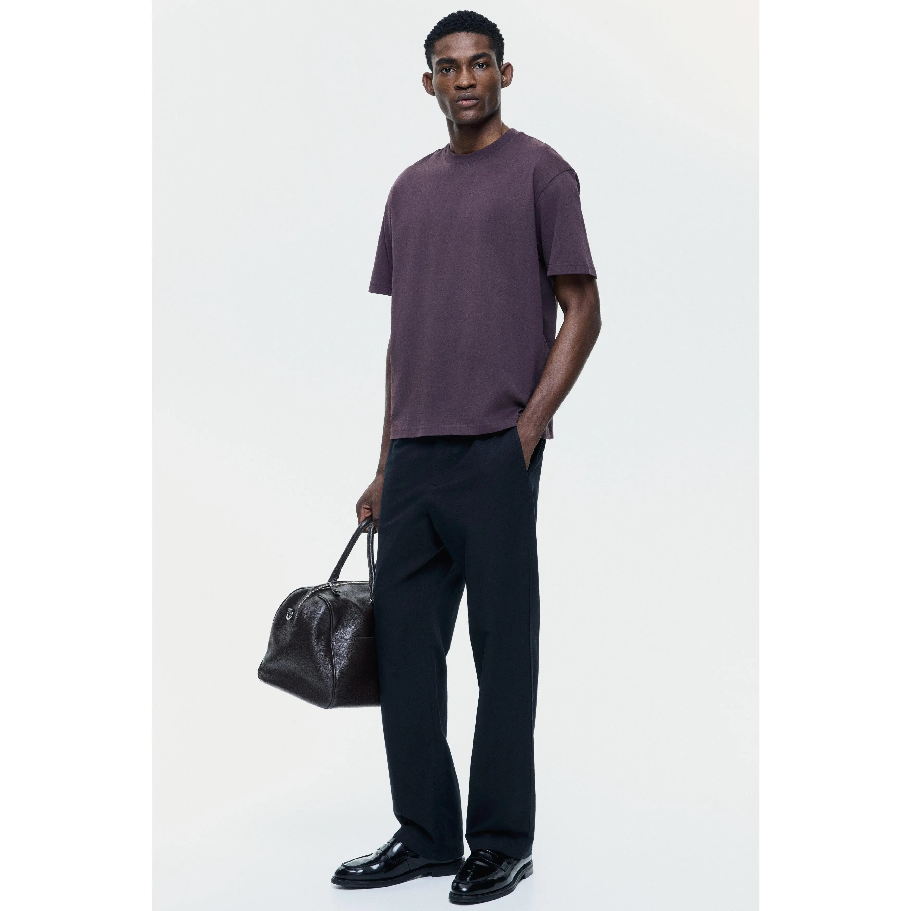 H&M Regular Fit Linen-blend trousers