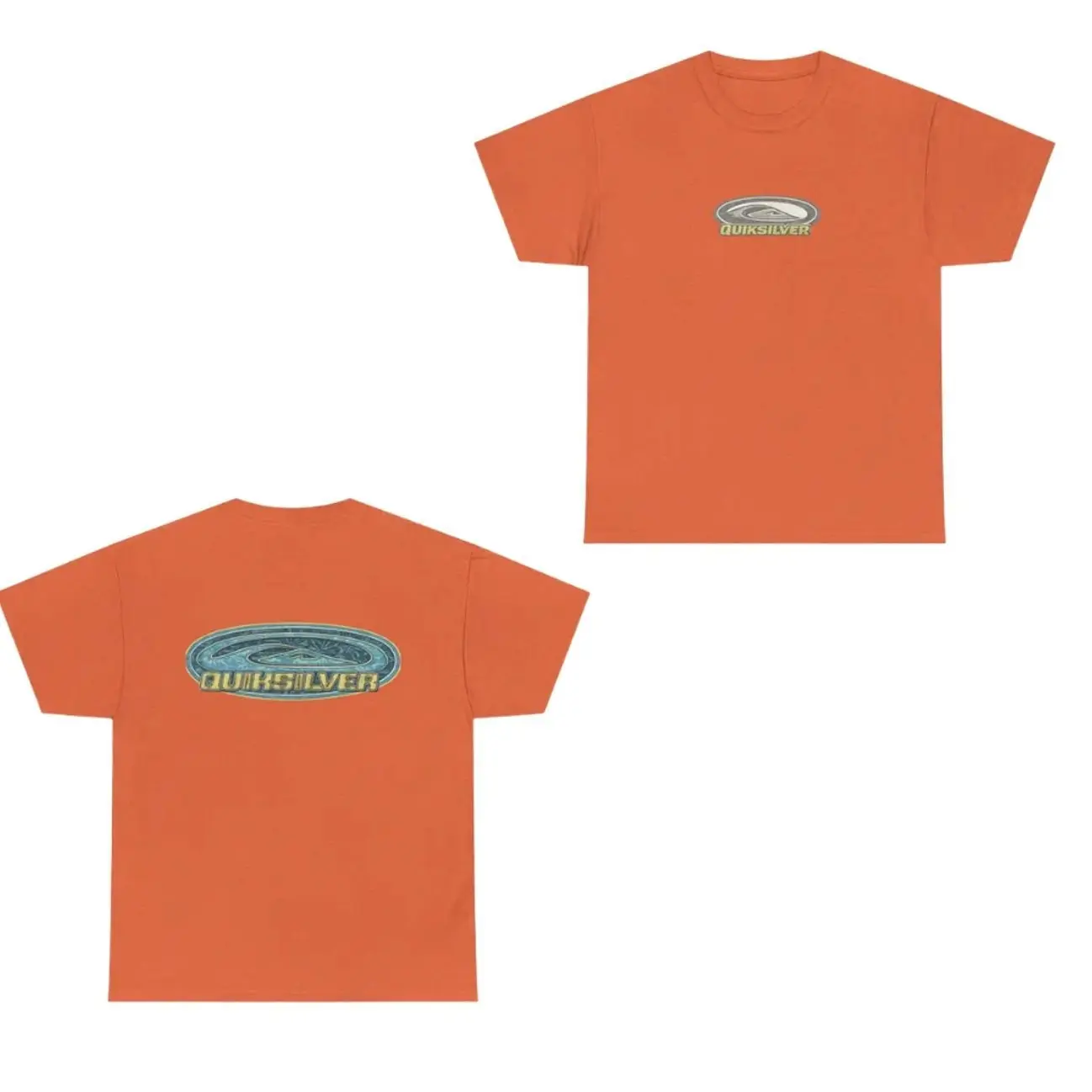 Vintage Quiksilver Surf Graphic Tee, 100% Cotton T-Shirt, Retro Beach Streetwear Shirt, Surf Sweater & Hoodie, Unisex Casual Apparel Y