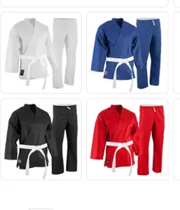 ProForce 6 oz Karate Uniform Elastic Drawstring Pants poly cotton blend