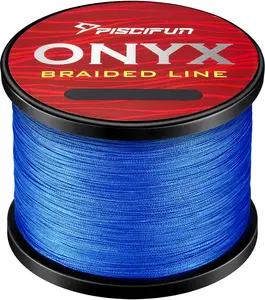 Piscifun Onyx Braided Fishing Line 6lb-150lb Superline Abrasion Resistant Zero Stretch Fast Water Cutting PE Line for Anglers