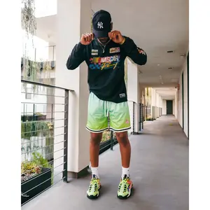 Loiter Gradient Basketball Shorts Green