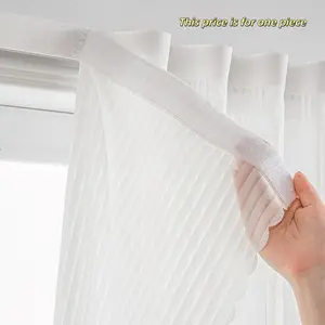 1PC Japanese Style Vertical Blinds Self-Adhesive Sheer Curtain, Suitable for Living Room Bedroom, Portable No Drilling Venetian Blind