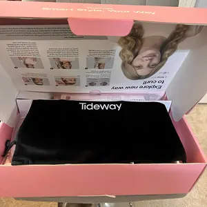 Product Review of Tideway Prowaver 6 in 1 Hot Air Styler Wrap w/ Ionic Tech, Dual Voltage (100-240V) High-Speed Hair Dryer Brush Auto Wrap Curlers, Volumizing Styling Blower Brush with Travel Bag, Perfect Present for Women Friend Family Gift Christmas New Year Viral from 🦩**🦩