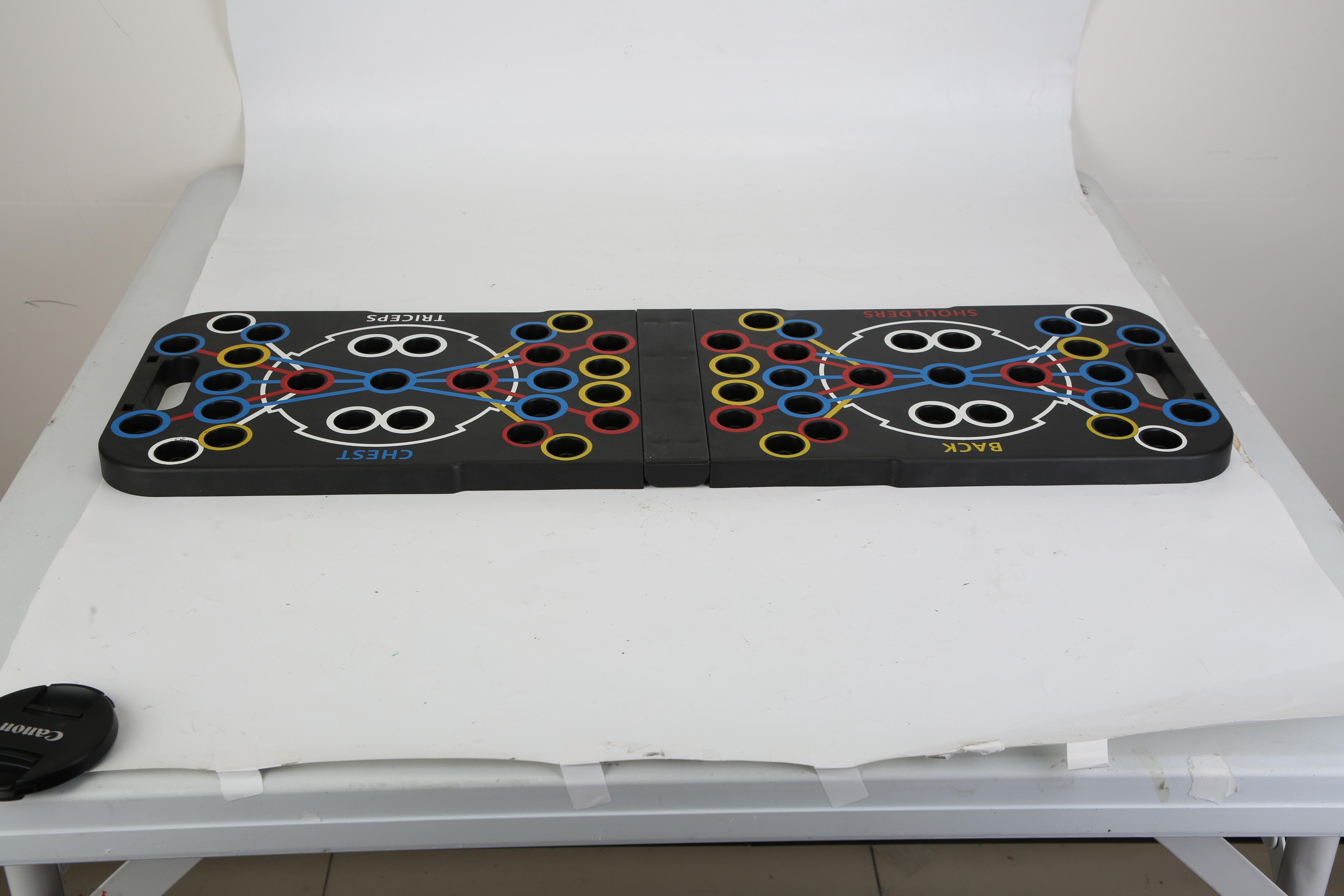 Multifunctional Push Up Board Home Strength Training Equipment With 15 Fitness Accessories Pilates Bar Resistance Band Roller Wheel Full Body Workout Home Gym Equipment