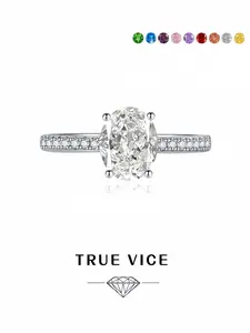 "Pink Crystal Glow • Promise Ring" Exquisite oval Padparadscha ring, dazzling high-carbon diamond with ice-cut gemstone. Ideal gift for dates, perfect for daily wear & vacation.