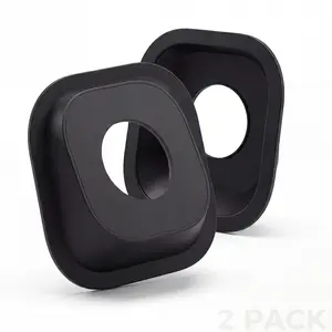 2 Pack 18° Angled Magnetic Window Camera Mount, Clear View Through Glass Security Camera Adapter, Adhesive Glass Mount, 30mm Lens Opening, Easy Install