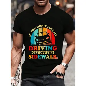 100% Cotton New Student Driver For Girl Women Learning To Drive T-Shirt Women's Men's Graphic Tee Crew Neck summer vacation Tops