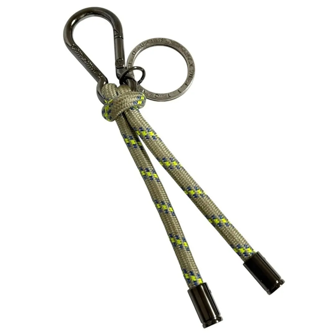 Pre-owned Louis Vuitton Stainless Small Leather Goods Porte Cles Mountain Key Holder