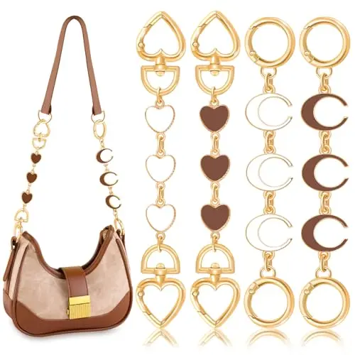 A09 4pcs White and Brown Bag Extender Ch