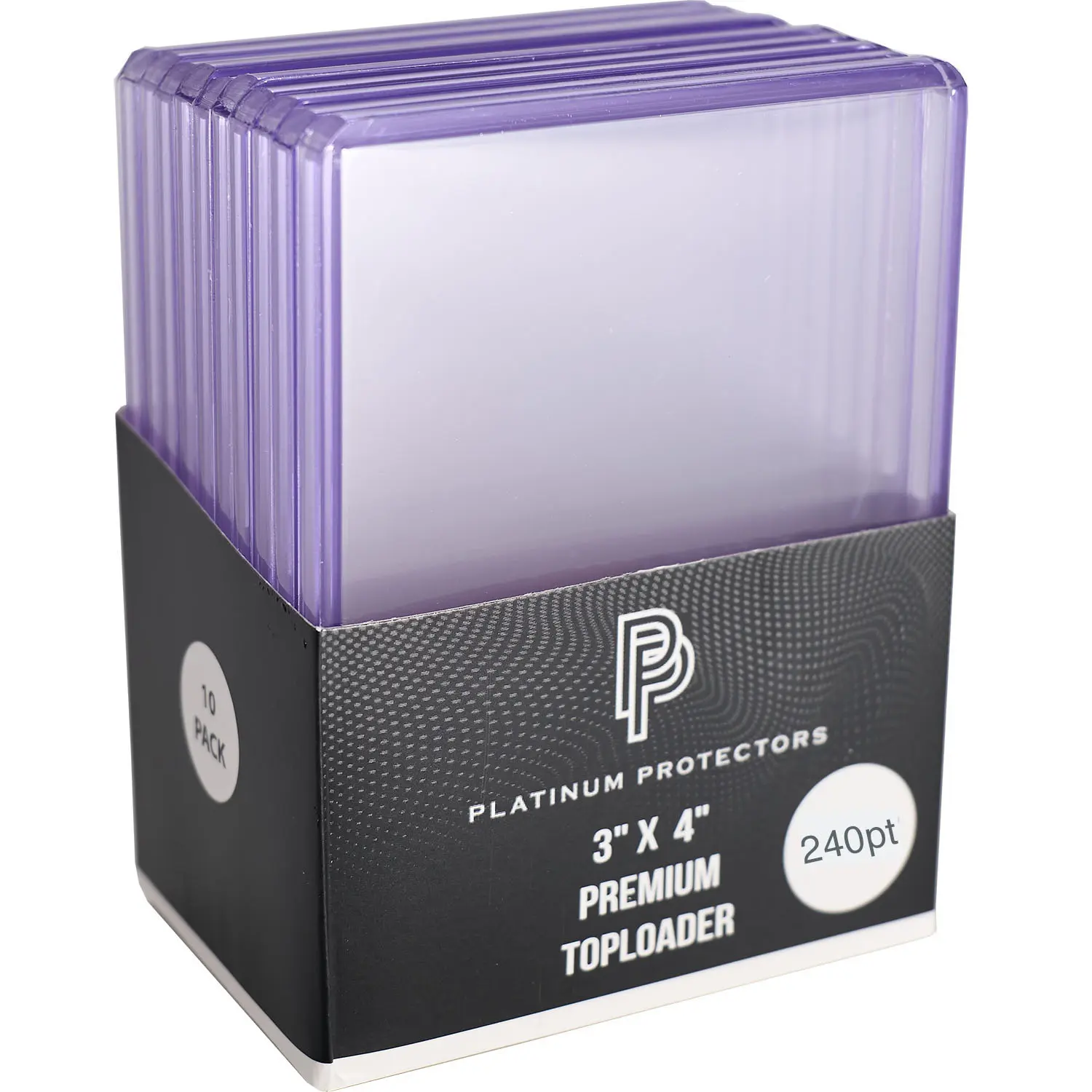 Platinum Protectors 240pt Top Loaders Trading Card Sleeves Rigid Card Holders