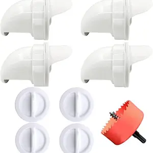 Chicken Duck Feeder Poultry Feed Dispenser Chicken Food Bucket Gravity Feeder, Automatic Pet Feeding System for Chickens & Ducks