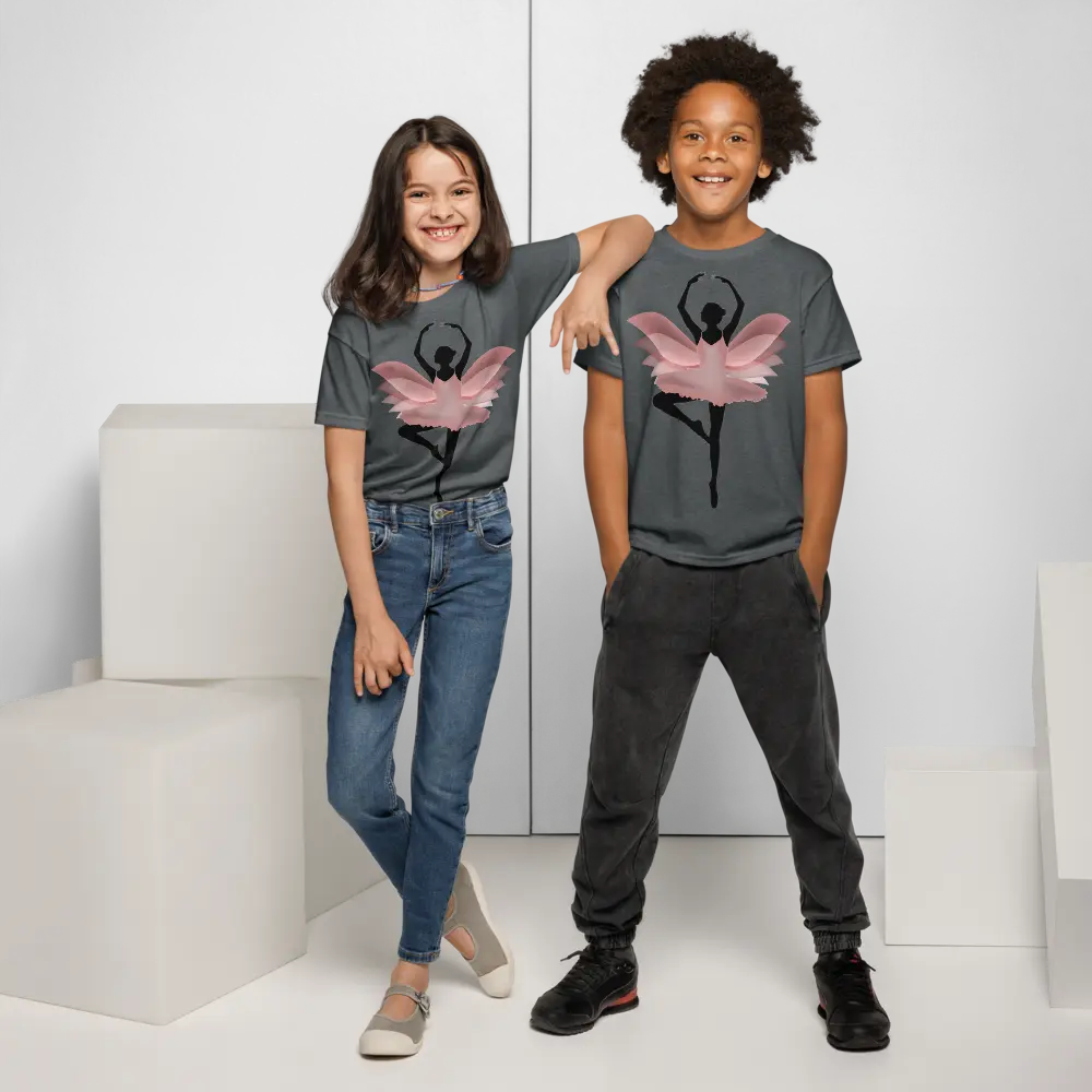 Blush Ballet Fairy Youth t-shirt
