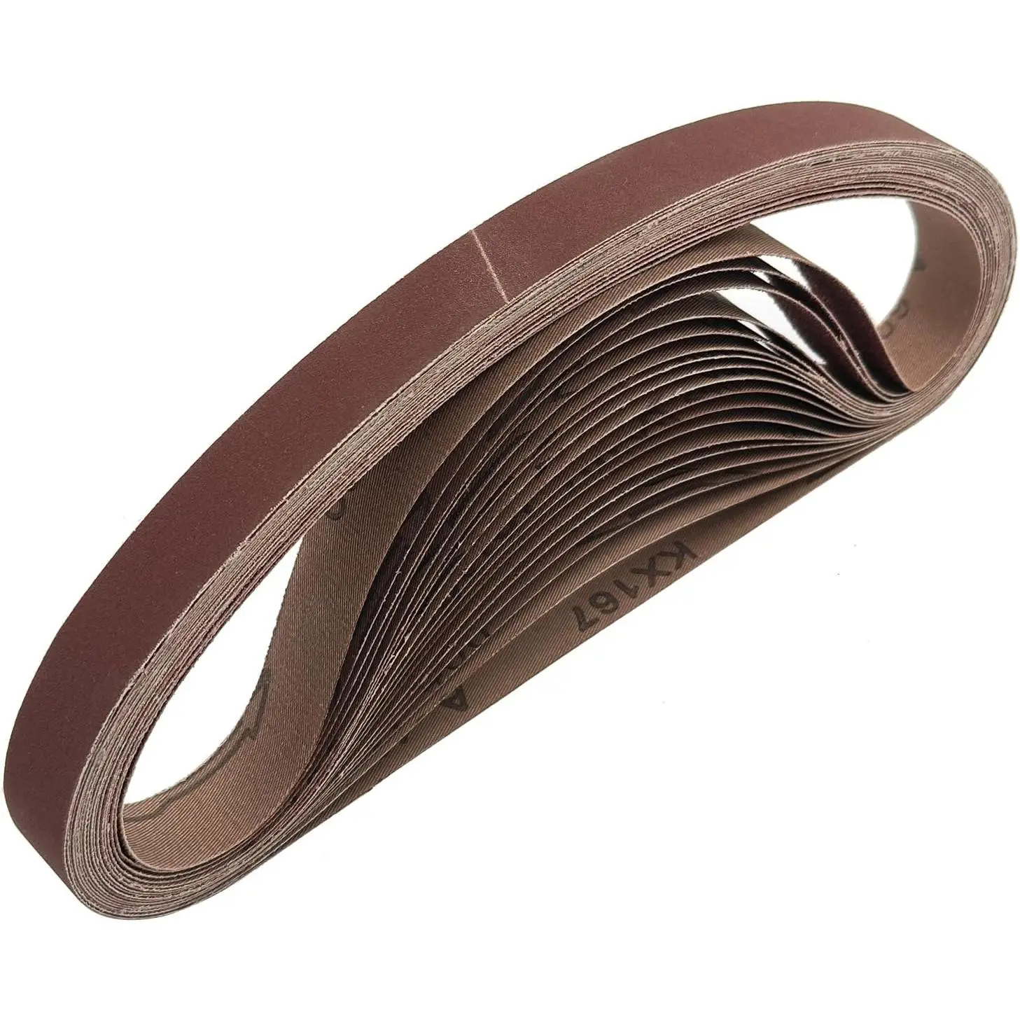 Sanding Belts, 1x30 inch Belt Sander Paper 60 120 150 240 320 400 Grits Each of 3pcs Aluminum Oxide Sandpaper Sander Belt for Woodworking Metal Polishing Knife Sharpening, 18 Pack